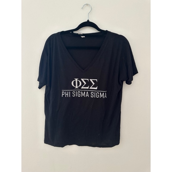 Phi Sigma Sigma Sorority Shirt - Bella Canvas- Sz M - Picture 2 of 3